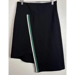 Cop Copine Malaisie Jupe Stripe Asymmetrical Skirt 42/10 Issey Miyake Style 1799